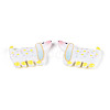 Printed Opaque Resin Beads RESI-N043-04E-3