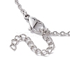 Crystal Stone Cage Pendant Necklaces NJEW-JN04756-01-4