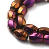 Electroplated Synthetic Non-magnetic Hematite Beads Strands G-P545-G02-02A-3