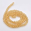 Bicone Glass Beads Strands EGLA-P016-4mm-08-2