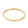 1mm Polished Plain Dome Finger Ring for Girl Women RJEW-C012-02G-G-1