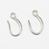 Brass Earring Hooks X-KK-F714-06S-2