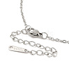 Non-Tarnish 304 Stainless Steel Pendant Necklaces NJEW-H010-01P-3