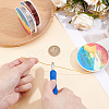 3 Rolls 3 Colors Round Copper Jewelry Wire CWIR-BBC0001-11-3