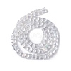 Electroplate Glass Beads Strands LS-EGLA-D018-8x8mm-01-3