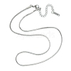 Ion Plating(IP) 304 Stainless Steel Snake Chain Necklace for Men Women NJEW-YW0001-10-1