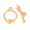 Brass Toggle Clasps KK-S403-19G-2