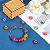 Two Tone Resin European Beads RPDL-NB0001-07-3