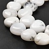 Natural White African Opal Beads Strands G-H005-C10-01-4