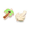 Beach Theme Alloy Enamel Pendants ENAM-T022-33K-2