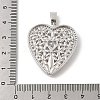 Brass Micro Pave Cubic Zirconia Pendants KK-U047-15P-3