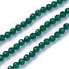 Faceted Glass Beads Strands G-F619-09C-3mm-1