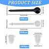 Eco-Friendly Plastic Stud Earring Findings KY-SC0002-23-2