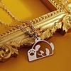 Hollow Bear Pendant Necklace FT0743-2-1