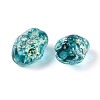 Handmade Foil Glass Beads Strands FOIL-N033-02C-3