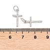 Brass Micro Pave Cubic Zirconia Pendants KK-Z146-25P-3