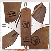 Cowhide Leather Labels AJEW-WH0386-0018-4