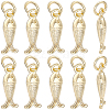 10Pcs Brass Pendants KK-BBC0025-86-1