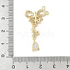 Brass Micro Pave Cubic Zirconia Pendants KK-L239-027G-3