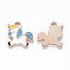 Alloy Enamel Pendants ENAM-N054-013A-2