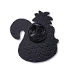 Black Alloy Brooches JEWB-G035-05A-2