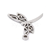 Non-Tarnish 201 Stainless Steel Pendants STAS-K003-01P-3