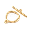 Brass Toggle Clasps KK-U024-01G-2