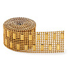 8 Rows Plastic Diamond Mesh Wrap Roll Rhinestone Crystal Ribbon Cake Wedding Decoration DIY-TAC0005-16-12