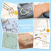 40Pcs 2 Colors 202 Stainless Steel Beads STAS-UN0062-37-5