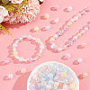   240Pcs 12 Colors Transparent Acrylic Beads MACR-PH0001-75-5