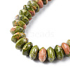 Natural Unakite Beads Strands G-F743-05L-4