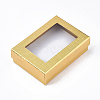Rectangle Valentines Day Presents Packages Cardboard Jewelry Set Boxes CBOX-S001-90x65mm-03-3