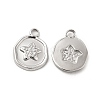 Non-Tarnish 304 Stainless Steel Pendants STAS-B032-36P-1