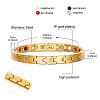 SHEGRACE Stainless Steel Watch Band Bracelets JB647B-2