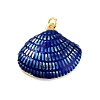 Real 18K Gold Plated Rack Plating Brass Enamel Pendants KK-M293-32G-02-1