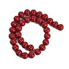 Synthetic Coral Carved Beads Strands CORA-M001-15-2