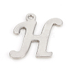 Non-Tarnish 201 Stainless Steel Pendants STAS-L244-04H-P-2