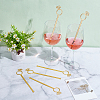 20Pcs Transparent Acrylic Stirring Rods MACR-GO0001-10-7