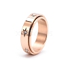 Rotatable Stainless Steel Finger Ring PW-WGC6D1D-04-1