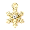 Alloy with Rhinestone Pendants ALRI-U001-02E-01-1