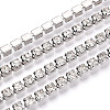 Iron Rhinestone Strass Chains CH-YW0003-01C-NF-2