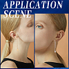 8 Pairs 2 Colors 304 Stainless Steel Earring Findings STAS-BBC0009-72-5