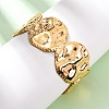 304 Stainless Steel Cuff Bangles for Women BJEW-G749-06G-2