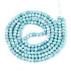 Baking Paint Glass Beads Strands X-DGLA-N016-4mm-08-2