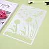 Plastic Reusable Drawing Painting Stencils Templates DIY-F018-B11-6