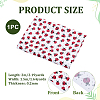2M Ladybug Pattern Polyester Fabric DIY-WH0061-055-2