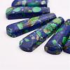 Regalite and Lapis Lazuli Beads Strands G-P298-E01-2