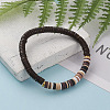 Polymer Clay Heishi Beads Stretch Bracelets BJEW-JB05811-05-3
