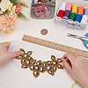 Rhinestone Thread Iron on/Sew On Patches DIY-WH0899-132-3
