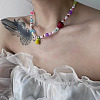 35Pcs 7 Style Handamde Bumpy Lampwork Beads LAMP-CD0001-11-5